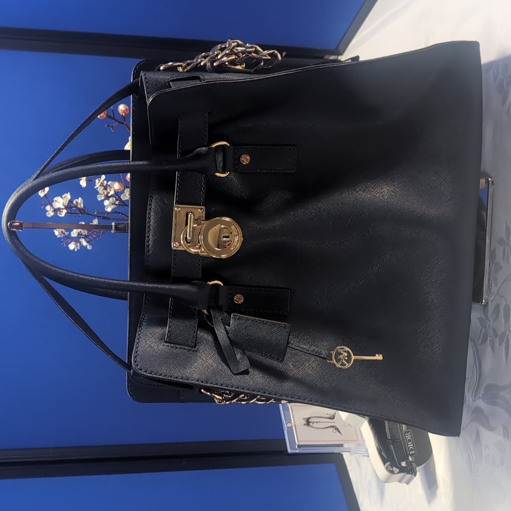 Michael Kors Hamilton North South Tote - Navy